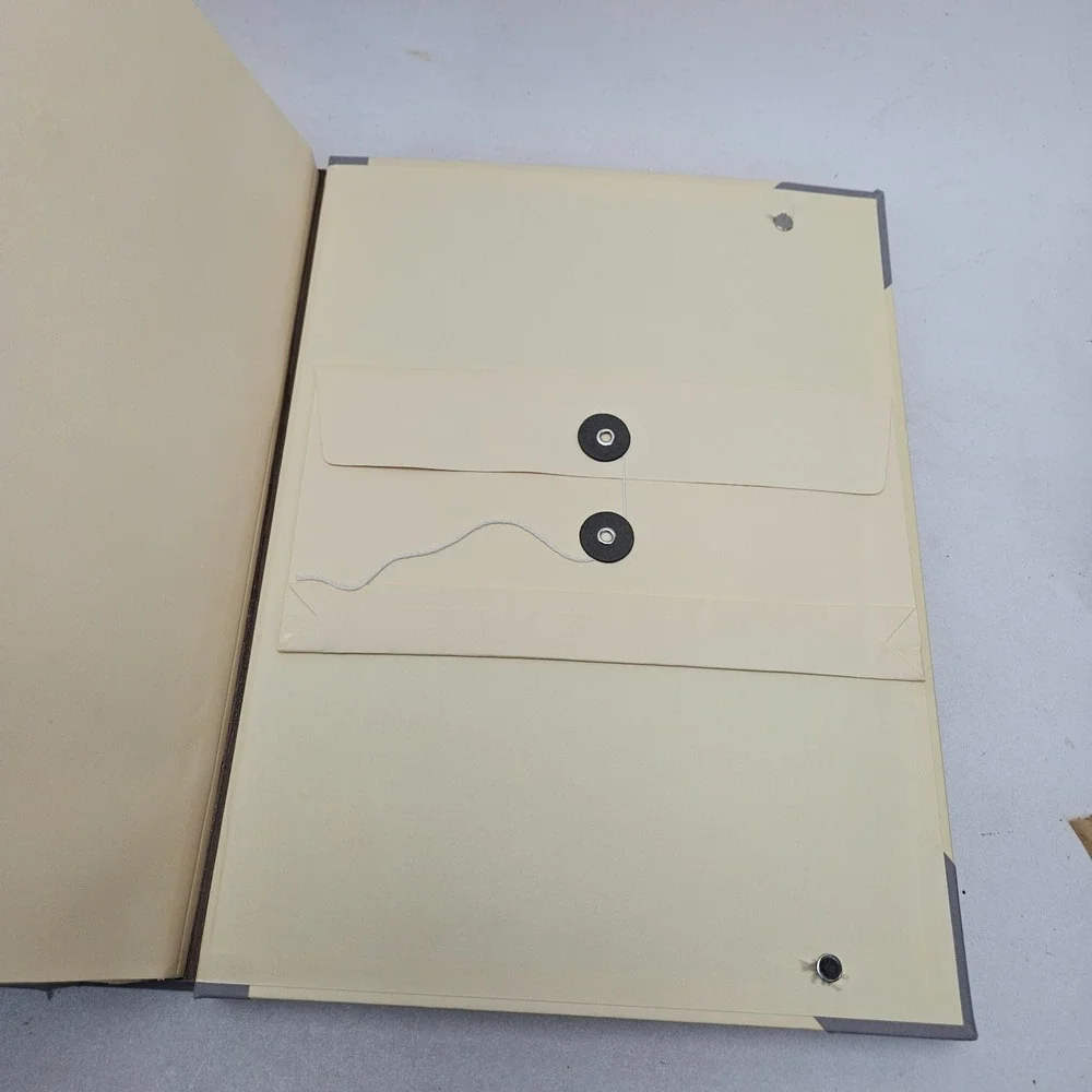 The Life Trove Document Organizer Binder for Important Documents Sky Blue OEM